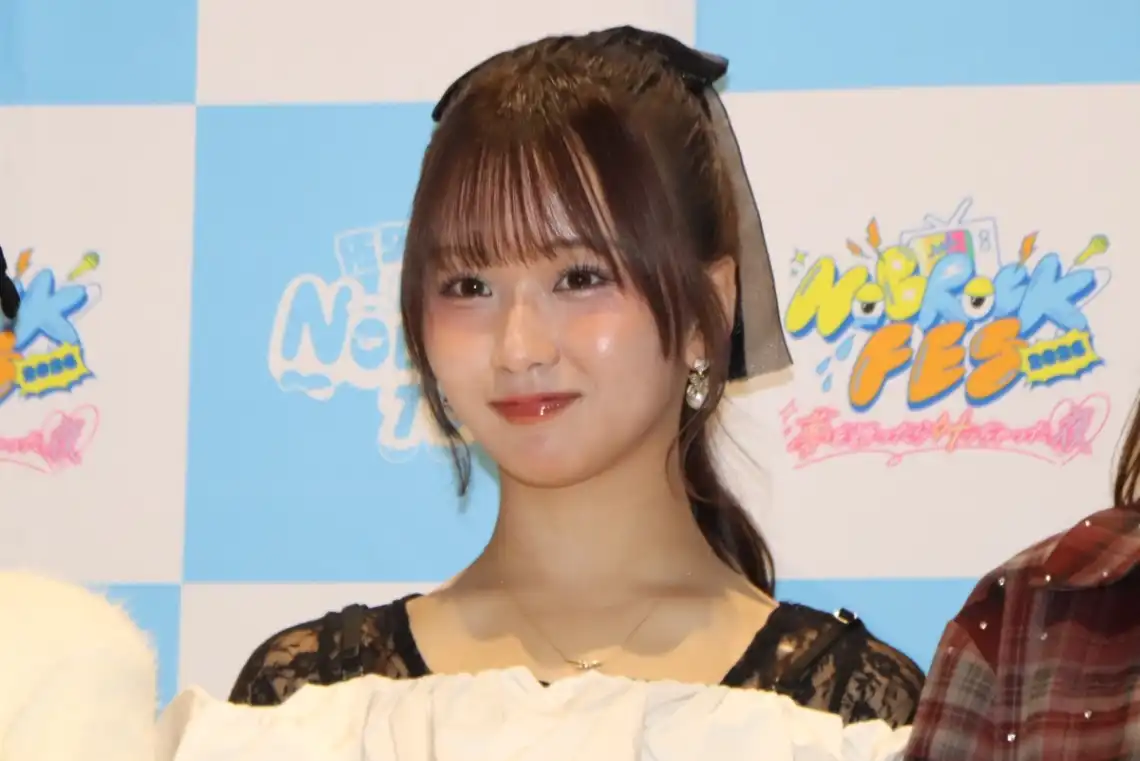 「NOBROCK FES 2026 ～夢を語ったら叶っちゃった夜～」の記者会見に出席した森脇梨々夏さん