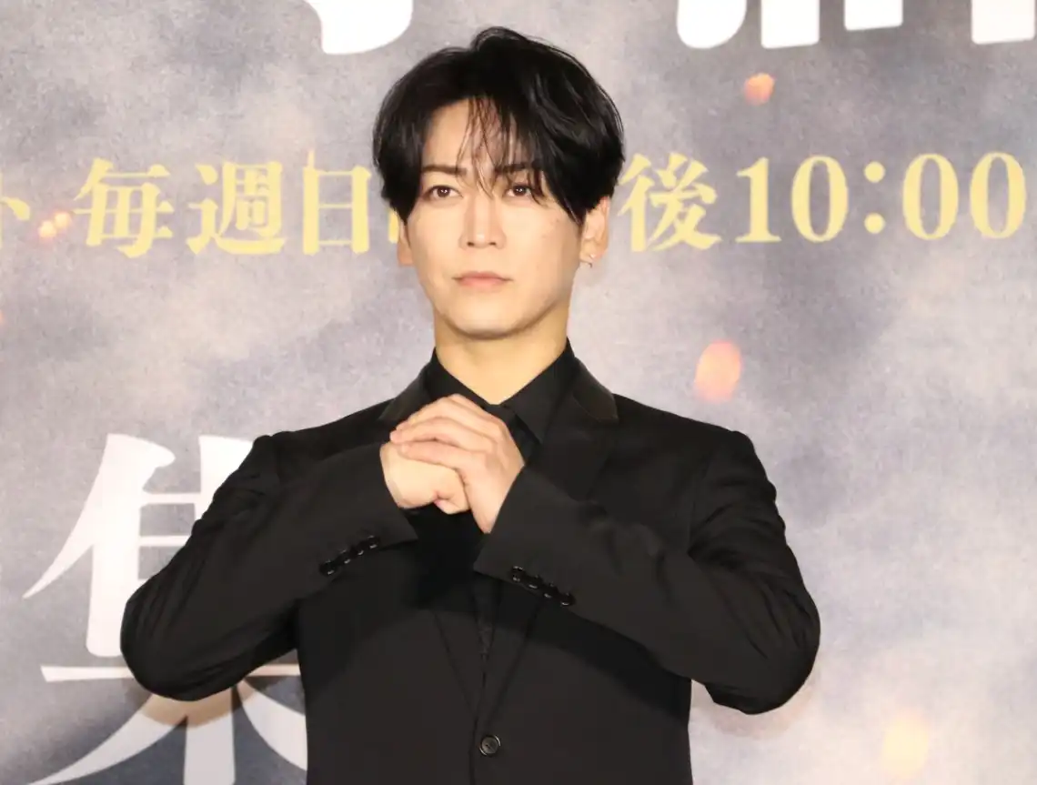 連続ドラマ「北方謙三 水滸伝」のジャパンプレミアに登場した亀梨和也さん